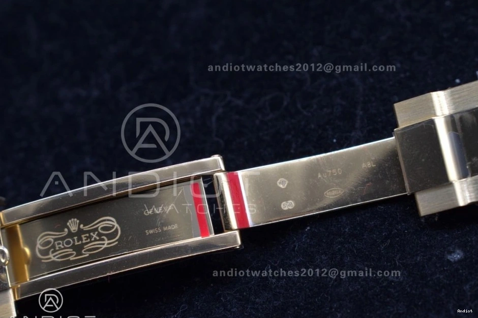 Clean on Dial Edition DD3285 Best II Master GRNR Jubilee Black GMT YG 1:1 Bracelet CHS 126718 1127